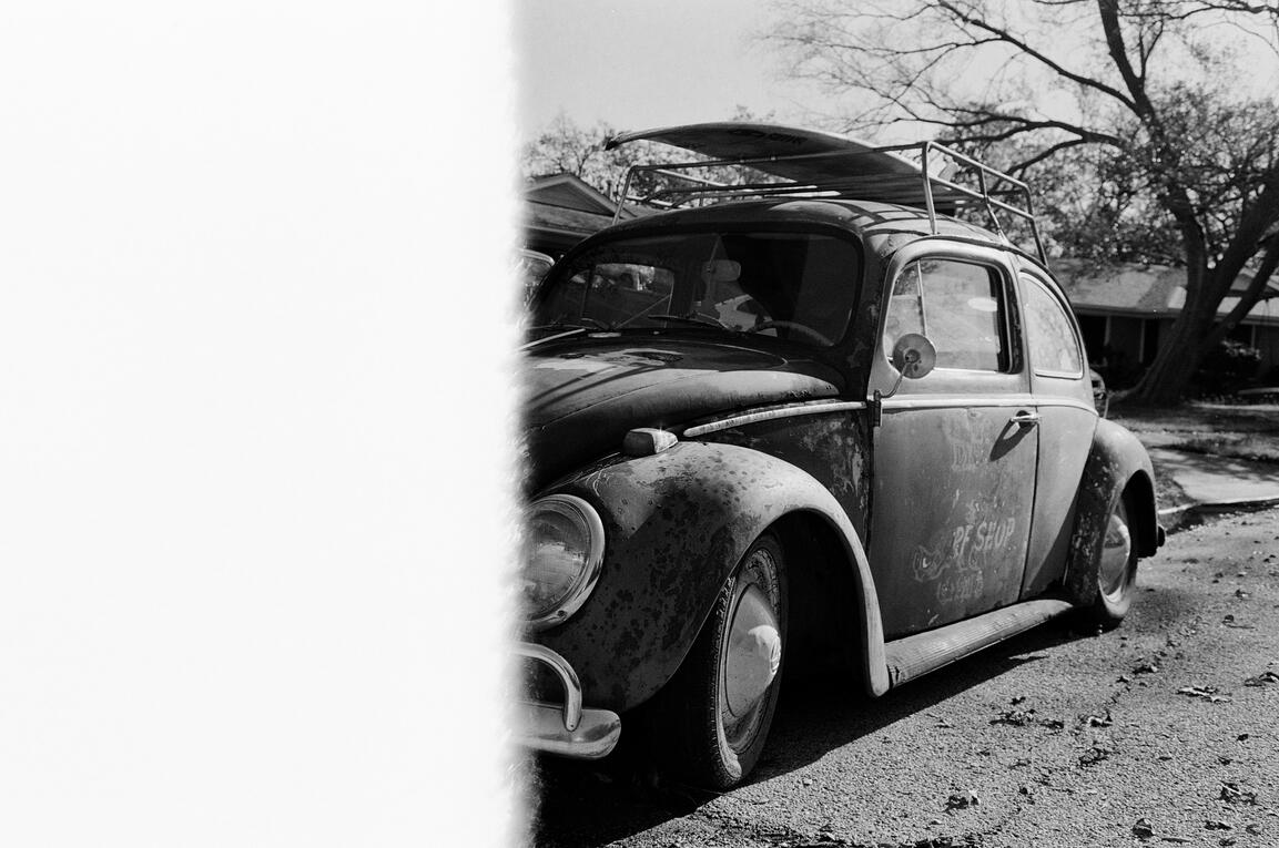 1965-66 VW Beetle, Addison - Ilford XP2 Super