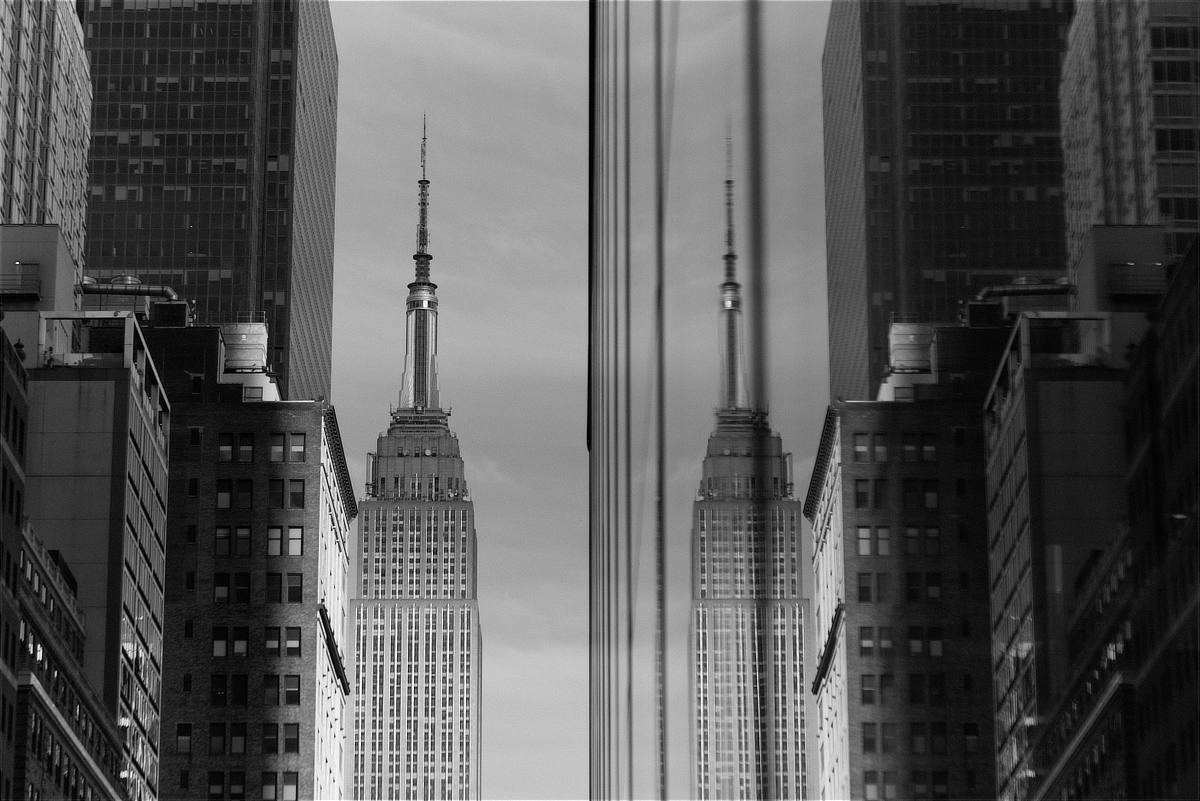 photograph of the Empire State Building